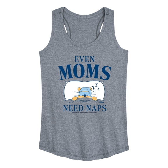 Winnie The Pooh - Even Moms Need Naps Women's Graphic Racerback Tank