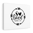 thumbnail image 5 of Scripture Walls John 3:16 So Loved Bible Verse Canvas Christian Wall Art Ready to Hang Unframed, 5 of 16