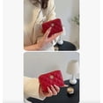 thumbnail image 2 of 2pzs Tarjetero Mujer Acordeón Cartera Anti Rfid Modelo Negro y Rojo, 2 of 4