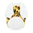 thumbnail image 1 of Pet T-shirt Short Sleeves - O Neck - Leopard Print - Spring Summer Small Medium Dog Puppy Tee Shirt Clothes - Pet Supplies, 1 of 8