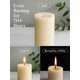 thumbnail image 4 of Velas Ashlux Pilar Marfil sin Aroma y sin Goteo 7.5x15 cm, 4 of 8