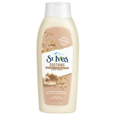St. Ives Oatmeal and Shea Butter Body Wash, 24 oz (Best Oatmeal Body Wash)