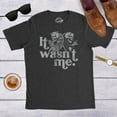 thumbnail image 4 of Mens It Wasn't Me T Shirt Funny Angel Devil Skeleton Halloween Graphic Tee Graphic Tees, 4 of 9