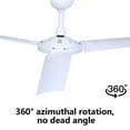 thumbnail image 4 of 35Inches Mini Ceiling Fan Travel Tent Fan 12V 20W Quiet Operation 5.5x2.1mm, 4 of 8