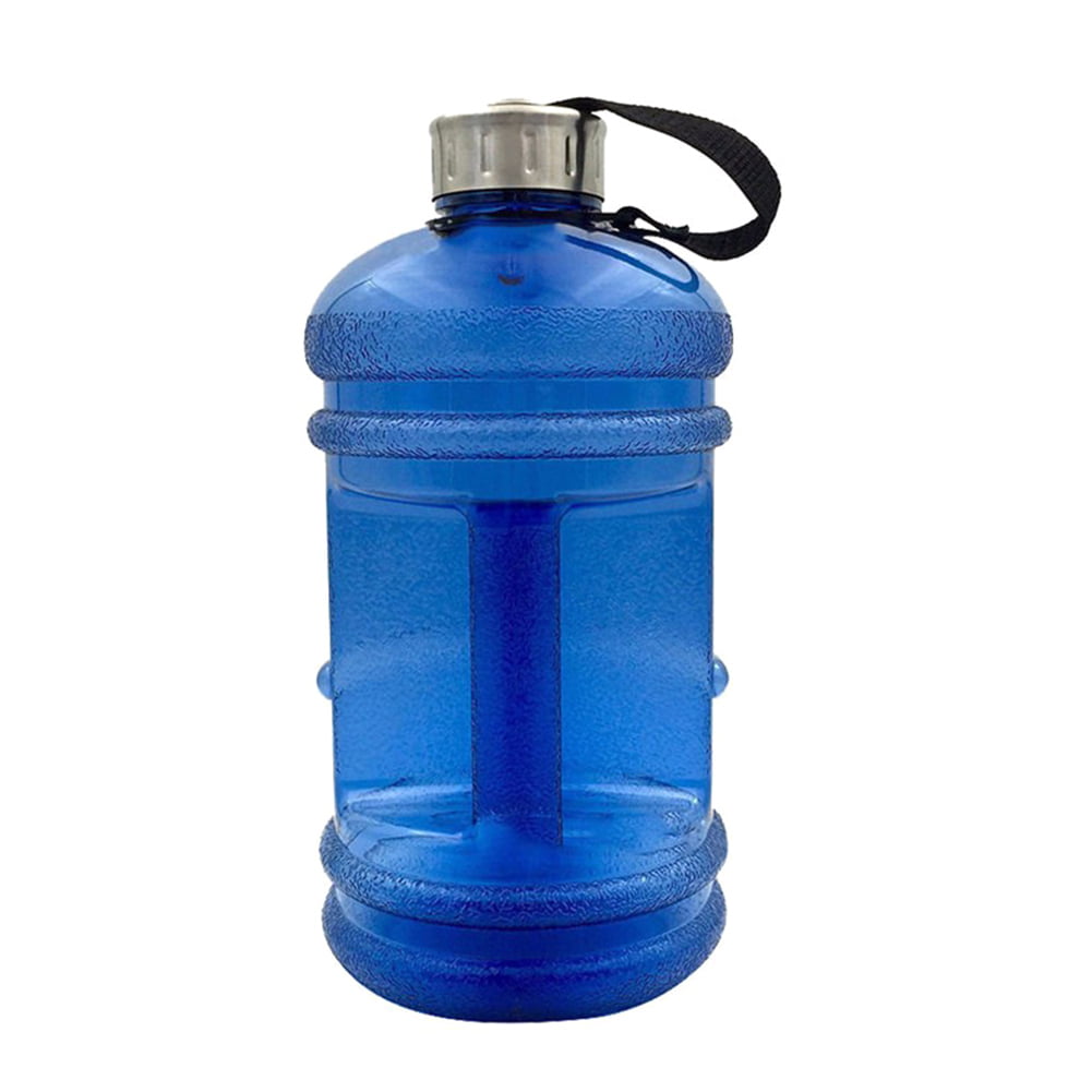 Large 2.2L Sports Water Bottle Drinking Gym Training Cap Kettle Workout BPA Free