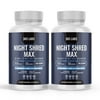 Night Shred MAX Night Time Fat Burner and Natural Sleep Support - Appetite Suppressant and Weight Loss Support 120 Capsules