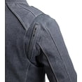 thumbnail image 5 of First Mfg Co - Jada - Women's Motorcycle Biker Riding Blue Denim Jacket - Large, 5 of 5