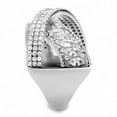 thumbnail image 4 of Luxe Jewelry Designs High Polished Stainless Steel Women's Ring with Cubic Zirconia - Size 5, 4 of 4