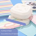 thumbnail image 4 of Perforadora Etiquetas 4 en 1, Cortadora Esquinas Redondeadas, Perforadora Etiquetas Papel para Tarjetas Scrapbooking, Suministros para Hacer Tarjetas Fotográficas Papel DIY., 4 of 5