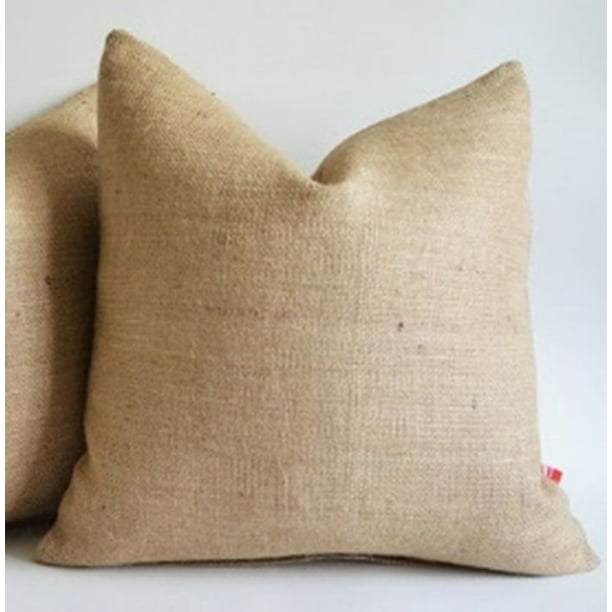 Burlap Pillow Cover 24 X Inches Inch, Burlap Outdoor Throw Pillows Clearance