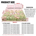 thumbnail image 7 of Jiueut Rabbit Easter Egg Tulip Print Twin XL Size Bed Sheet Set of 3, Easy to Clean Bedroom Sheet Set with 9.8 inches Deep Pocket 2 Pieces Soft Pillow Case for Women Men, Easter's Day Decor, 7 of 7