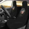 thumbnail image 3 of KAKALAD Dog American Flag Labrador Puppy Lab Retriever Cool 1 Car Accessories Seat Covers Set Vehicle Seat Covers Universal Front Seats Protector 2 Pcs, 3 of 9