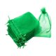 thumbnail image 5 of 100 bolsas de regalo de Navidad, bolsas de malla transparente para bodas, festivales y joyas. Verde, 5 of 9