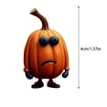 thumbnail image 6 of Sunshinehomely Halloween Pumpkin Ornaments, Halloween Pumpkin Decorations, Halloween Decor Mini Pumpkins, Miniature Halloween Pumpkin Figurine for Halloween Party Favors, 6 of 6