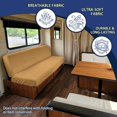 thumbnail image 5 of HUISEFOR Yellow RV Couch Covers for Sofa Bed Breathable Stretchable Furniture Protector for Camper Couch Bed, Anti-Slip & Wear-Resistant, Washable & Pet Friendly, 5 of 7