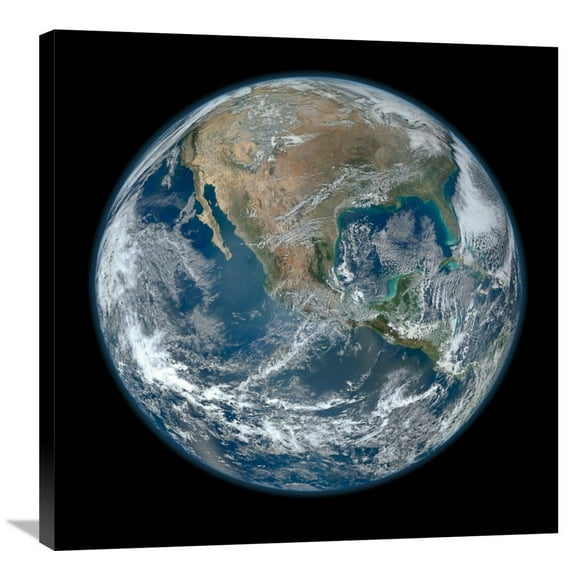 Global Gallery Nasa 'Earth' Canvas Wall Art