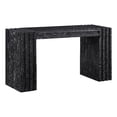 thumbnail image 1 of Meridian Furniture Stanton Black Solid Wood Console Table, 1 of 14