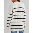 thumbnail image 4 of GHSDFBB Women's Cardigan 2023 Open Front Oversized Button Lightweight Sweaters V Neck Loose Cardigans Knit Outwear, 4 of 6