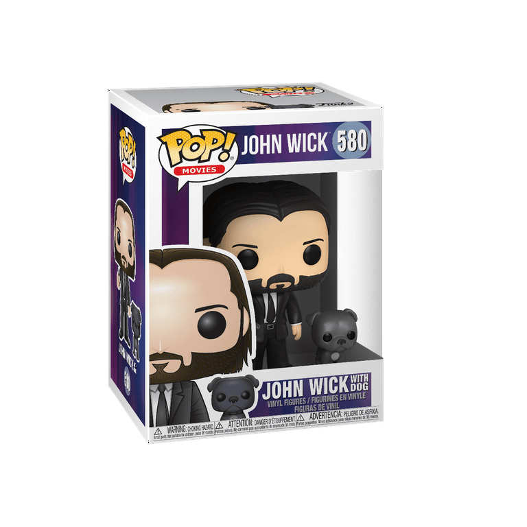 John Wick - Figurine POP! John Wick costume noir avec son chien 9