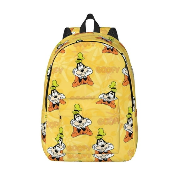 Goofy Backpack Canvas Casual Lightweight Backpack Fashion Travel Backpack Laptop Backpack 17.7 Inch And15.7inch