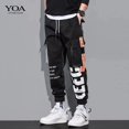 thumbnail image 1 of Classic Design Multi Flap Pockets Cargo Pants,Men's Loose Fit Drawstring Harem Cargo Jogger Pants, 1 of 5