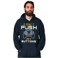 thumbnail image 5 of Dont Push Buttons Video Gamer Hoodie Sweatshirt Women Men Brisco Brands L, 5 of 6