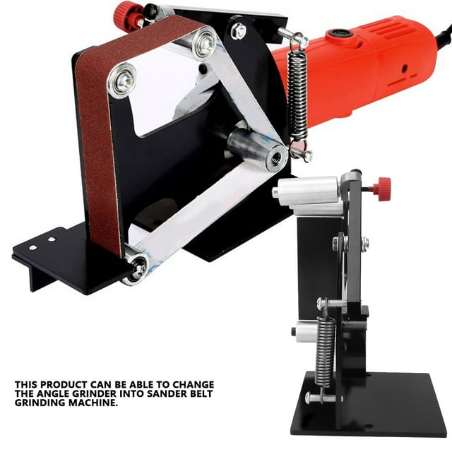 Collection Disc Bandschleifer Grinder with,50mm Width Belt Sanders Attachment Polisher Grinding Polishing Machine with Adapter