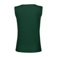 thumbnail image 4 of Women's V-Neck Sleeveless Buttoned Tank Top, 4 of 8