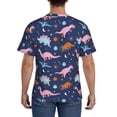 thumbnail image 2 of Rocae Dinosaur for Men's Moisture-Wicking Crew Tee - T-Shirt for Sports, Outdoor Activities, and Casual Wear3X-Large, 2 of 9