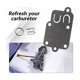 thumbnail image 4 of Kit de carburador Briggs Stratton, repuesto compatible con la serie de motores que garantiza un funcionamiento suave para motores horizontales de 3 a 5 HP, la junta de montaje del tanque proporciona, 4 of 5