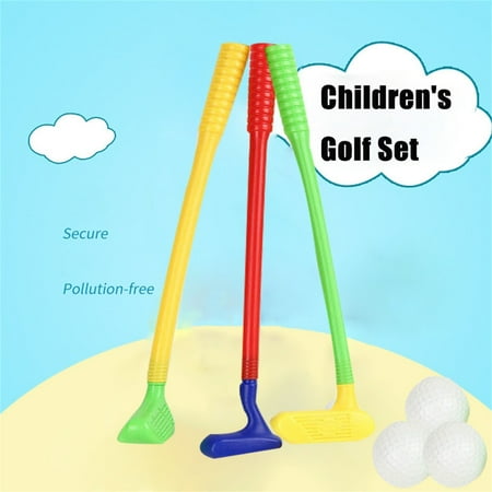 GHPKS Golf Clubs Children Plastic Toys Leisure Sports Mini Golf Club Set