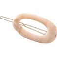 thumbnail image 2 of 5 pinzas para el cabello ovaladas, de resina ámbar, pinzas para el cabello vintage, accesorios para el cabello para niñas (marrón, beige, morado oscuro, verde, amarillo) Sincero Electrónica, 2 of 5