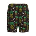 thumbnail image 5 of Fotbe Pineapples Pajama Shorts for Men, Men's Pajama Bottoms, Sleepwear,Short Pajama Pants-Medium, 5 of 9