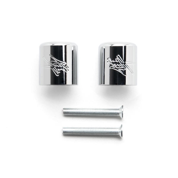 Krator Black Bar Ends Logo Hand Grip Handlebar End Caps For Suzuki Hayabusa GSX1300R 2005-2006