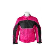 RoadDog Hurricane Mesh Motorcycle Riding Jacket Pink Women's Large