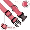 thumbnail image 3 of YSTINNG Reflective Dog Collar with Buckle Adjustable Safety Nylon Collars for Small Medium Large Dogs, Light Pink XS YD72-070, 3 of 7