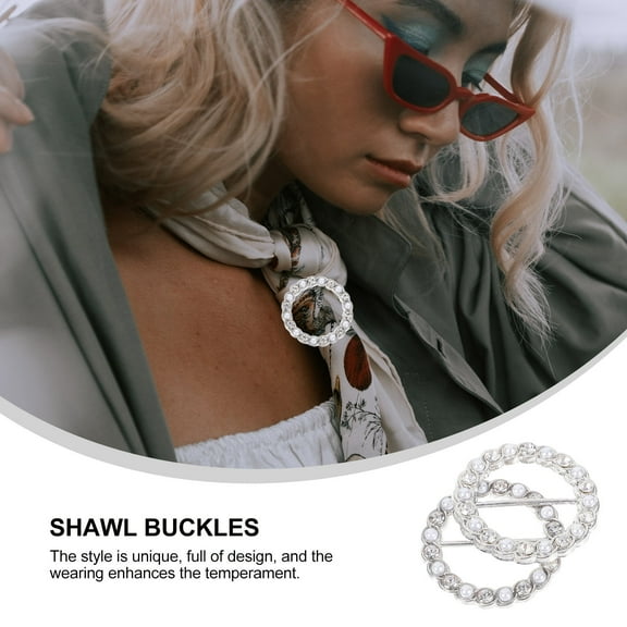 Raindrops 2pcs Scarf Ring Clip For Women T-Shirt Gathering Ring Silk Scarf Ring Fashion Scarf Ring Buckle Scarf Slide Buckle