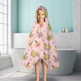 thumbnail image 6 of Floral Fairy Princess Pattern Hooded Bath Towel，50"x30" for Ages 3 To 12 Kids, Quick Dry Lightweight Soft Microfiber Hood Beach Towel Cover Up for Kids, 6 of 7