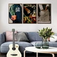 thumbnail image 3 of Black Men Wall Art Set of 3 Fashion African American Black Man Poster Prints Record Music DJ Painting Pictures Wall Decor Mental Health Artwork for Living Room Bedroom Decoration, 3 of 6