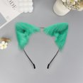 thumbnail image 1 of Diadema con orejas de gato y zorro de simulación hecha a mano, diadema con orejas de bestia de peluche, accesorios para vestido de cosplay, accesorios para tocado, 1 of 6