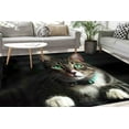 thumbnail image 3 of Decorative Rugs, Green Eyed Cat Rug, Animal Rugs, Personalized Rug, Farmhouse Rug, Cat Rug, Thick Rug, Bath Rug, Black Rug, Home Decor, 2.3'x3.3' - 70x110 cm, 3 of 8
