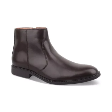 Alfani Men's Liam Side-Zip Boots, Espresso, 9M