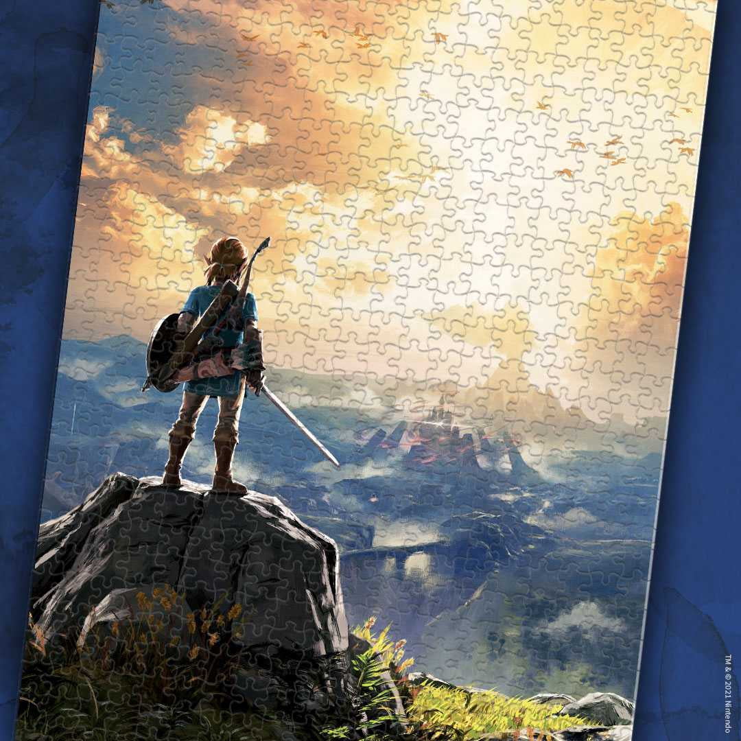 The Legend of Zelda "Breath of the Wild" 1,000 Piece Jigsaw Puzzle, by Usaopoly