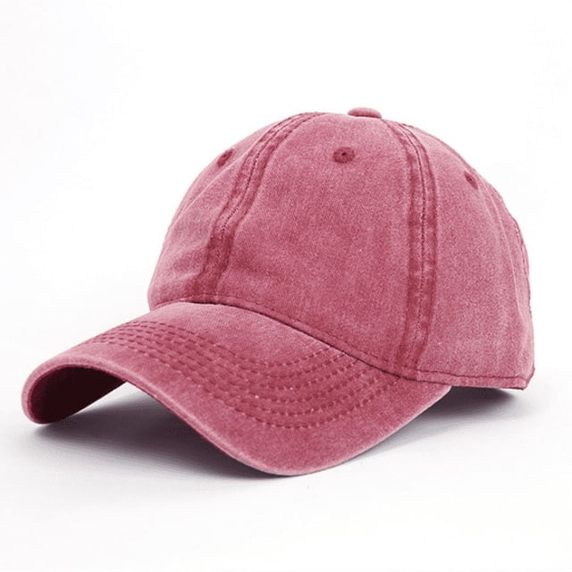 Gorra de béisbol ajustable lavable de algodón retro Harhinhe $ Gorra retro clásica de color sólido de bajo perfil $ Gorra de béisbol retro de moda urbana que combina con todo