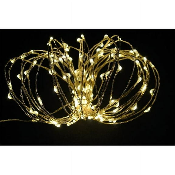 Perfect Holiday 100 LED Copper String Fairy Light - Warm White