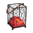 thumbnail image 3 of Linterna portátil antigua con pilas de de la decoración de la lámpara del carbón de leña para 11x11x16.5cm Yuyangstore Lámpara de chimenea, 3 of 7