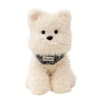 thumbnail image 2 of YOHAVEN Plush Westie Puppy Stuffed Toy, Realistic White Terrier Doll For Men And Women, Soft Filled Cuddly Companion, Shelf Or Bed Decor, Birthday Or Holiday Gift, Calming Comfort For Loved Ones, 2 of 7