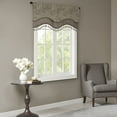 thumbnail image 3 of Madison Park Aubrey Paisley Pattern 50x18 Valance for Adults With Beads Blue Brown Indoor, 3 of 5