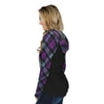 thumbnail image 4 of ADREAMLY Women Color Block Hoodie Casual Drawstring Long Sleeve Sweatshirt with Front Pocket, 4 of 5
