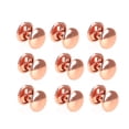 thumbnail image 4 of Rivets Métalliques Plats, Opération Simple Rivets Métalliques Rivets Haute Dureté Lustre Fort pour Ceintures 6x8mm, 7x8mm, 8x6mm, 8x8mm, 4 of 8